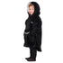 Snuggs Kids Blanket Hoodie Black عربية فول